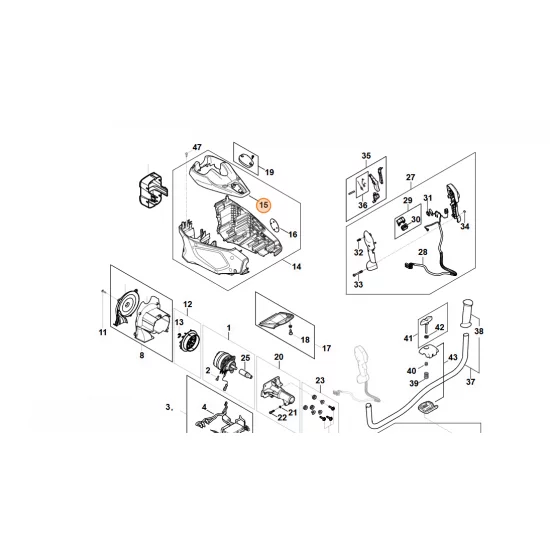 STIHL   Pokrywa FA01 084 0900